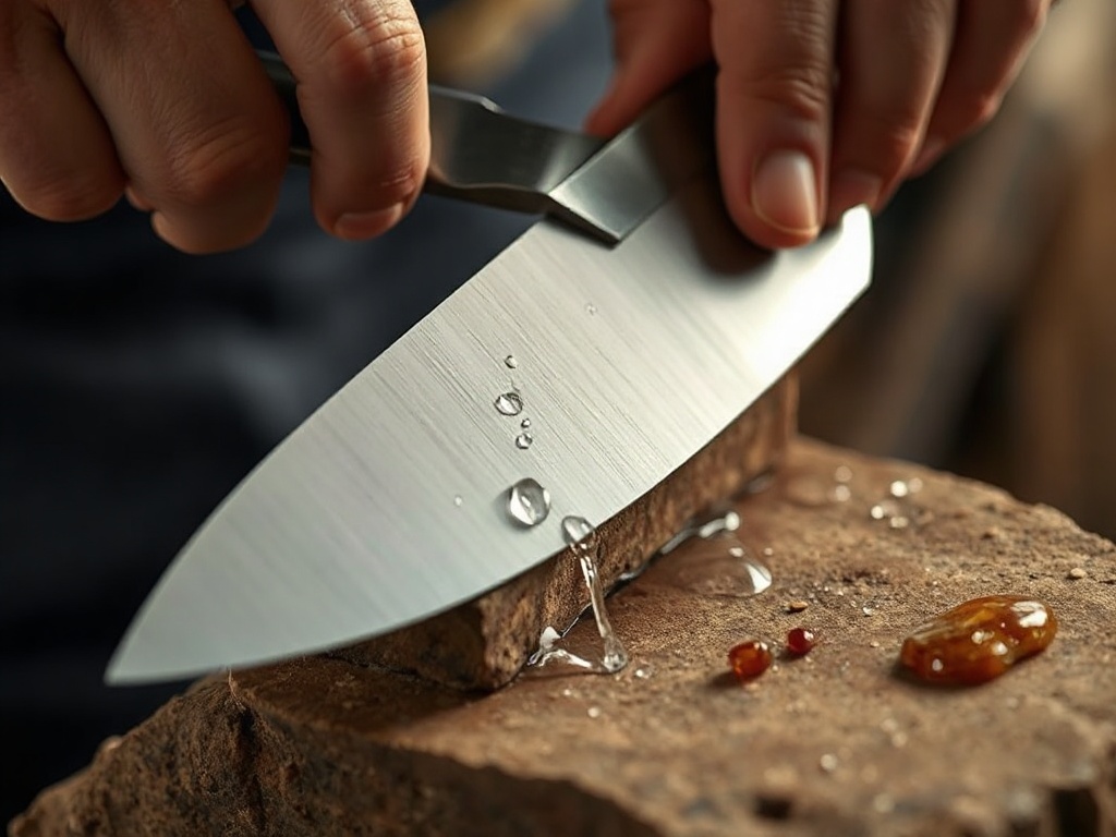 Outdoor Messer schaerfen Wetzstein